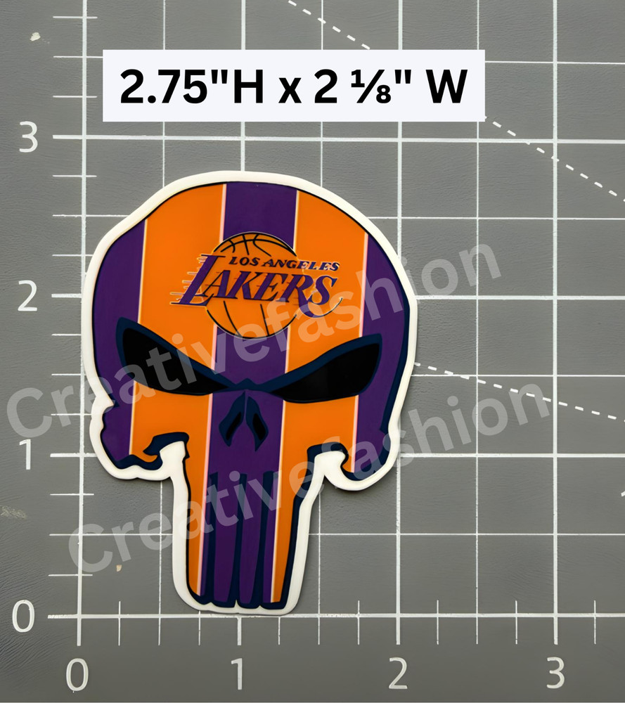 NEW LA Lakers The Punisher NBA Basketball Team Vinyl Sticker #10