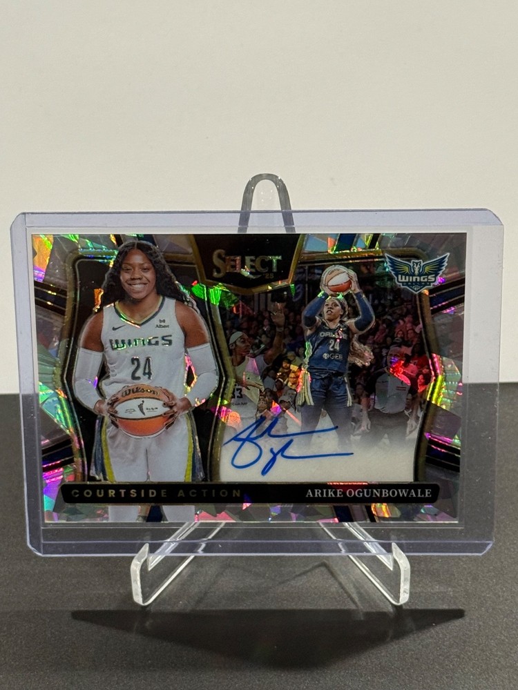 2025 Panini Select WNBA Arike Ogunbowale #CAS-AO Courtside Action Signatures