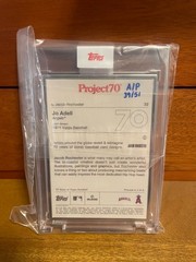2021 Topps Project 70: #32 Jo Adell RC Silver Frame Artist Proof #’d /51 Limited