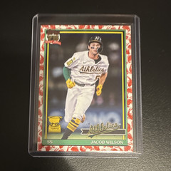 Topps 2026 Series 1 1991 Topps Jacob Wilson Koi Fish Parallel