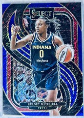 2025 WNBA Panini Select Blue Shimmer 🔵 KELSEY MITCHELL #16 SSP 4/7 RARE 🔥 NEW