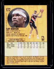 1991-92 Fleer #172 Cliff Robinson