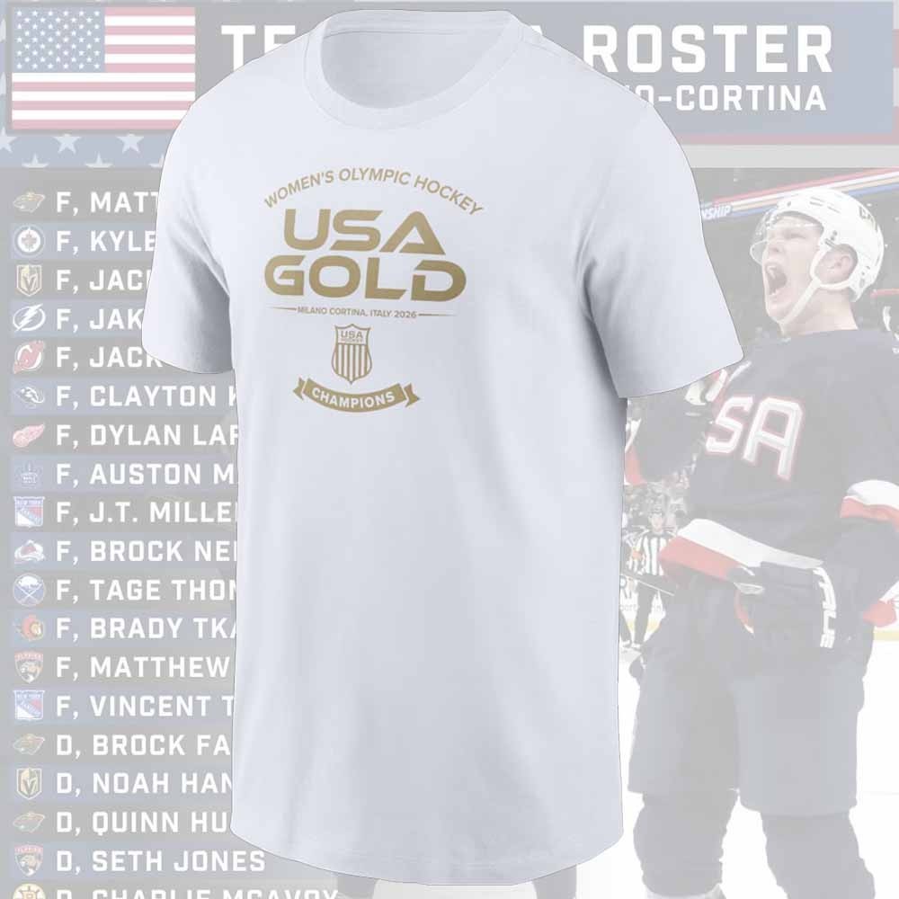 NEW! US Hockey 2026 Team Winter Olympics Gold Medal Unisex Gifts For Fans