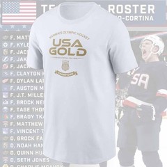 NEW! US Hockey 2026 Team Winter Olympics Gold Medal Unisex Gifts For Fans