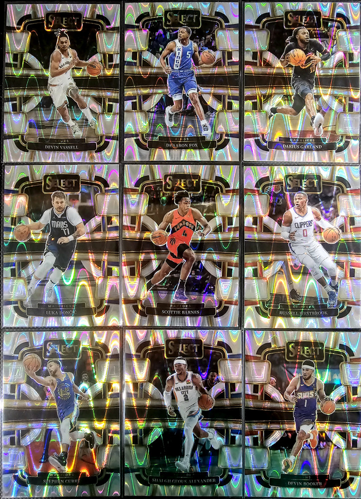 2023-24 Select Basketball Tectonic Prizm You Pick Rookies & Vet #1-400