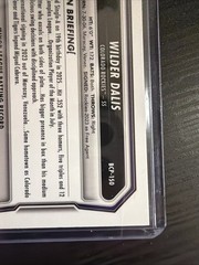 2026 Bowman Chrome Wilder Dalis 1st Bowman Sky Blue Mojo Refractor /499 Rockies
