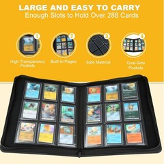 Toploader Binder Holds 288 Toploaders 9 Pocket Top Loader Binders for 3 x 4 »