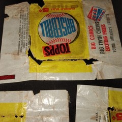 1960 Topps Baseball 5 cent Empty Wrapper Lot Of 3 Low Grade Wrappers 5c No Cards
