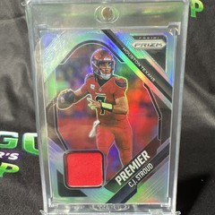 Panini 2023 Prizm Premier Patch Jerseys C.J. Stroud Houston Texans PIY-CJS