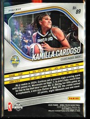 2025 Panini Prizm WNBA Kamilla Cardoso White Seismic Prizms #89 Chicago Sky
