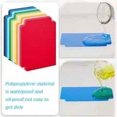 250 Pcs Trading Card Dividers Plastic Card Dividers, Multicolor | Frosted Ver…