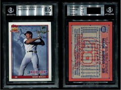 Wade Boggs 1991 Topps Desert Shield BGS 8.5 Old label – just 18 higher