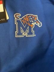 Nike Memphis Tigers Showtime Full Zip Basketball Hoodie Mens L Royal Blue DC2445