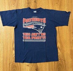 Vintage 1994 Patriots NFL tee – navy and red NFL Size Large