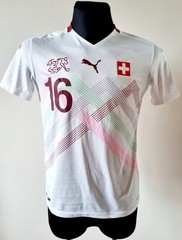 Switzerland 2020 – 2021 Away football Puma shirt #16 Leon size XL Junior