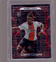 2022-23 Panini Obsidian Romeo Lavia Electric Etch Red Pulsar SN,RC
