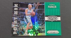 2015-16 Panini Prizm – Point Men Tony Parker #14 Green Prizm