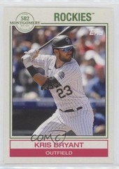 2022 Topps 582 Montgomery Club Set 4 Kris Bryant #18 3bs