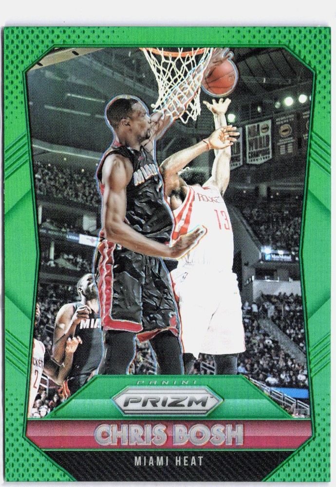 2015-16 Panini Prizm #74 Chris Bosh Green Prizms