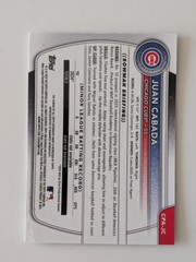 2025 Bowman Chrome Auto Juan Cabada #CPA-JC eBay 1/1 Inscription Go Cubs