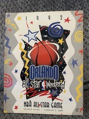 1992 NBA All-Star Game Weekend Program Magazine Orlando February 7-9