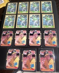 Mark McGwire Rookie Lot Of 15 1987 Topps 1987 Donruss Rated Rookie