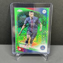 OUSMANE DEMBELE 2025-26 TOPPS CHROME UEFA GREEN REFRACTOR /99 #3 PSG