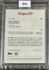 2021-22 Topps Project70 #684 Tony Gwynn by FUTURA – SEALED