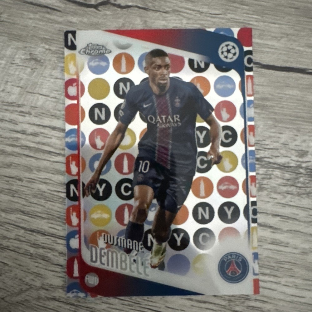 2025-26 Topps Uefa Club Competitions Ousmane Dembele Fanatics Fest Exclusive SSP