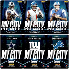 (32) 2024 Panini Instant Football – NFL MY CITY 1/587 SP – Complete Set – RC 🔥