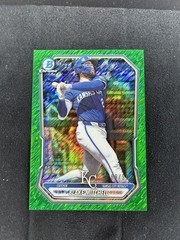 BLAKE MITCHELL 2025 Bowman Draft Chrome #BDC-160 Green Shimmer Refractor /99