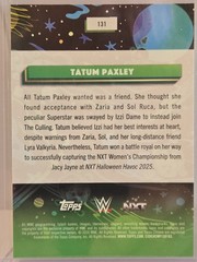 Tatum Paxley 2026 Topps Cosmic Chrome WWE Purple Nebula Refractor /150