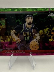 SSP Jose Alvarado 2025 Topps Chrome Tri Color /8 #144 Pelicans