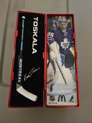 VESA TOSKALA TORONTO MAPLE LEAFS 2007 MCDONALDS MINI GOALIE STICK
