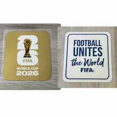 Argentina FIFA World Cup 2026 Final Soccer Jersey Sleeve PATCH SET Badge Iron on
