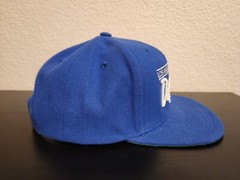 Mitchell & Ness Los Angeles LA Dodgers SCRIPT LOGO Royal Blue Snapback Hat New
