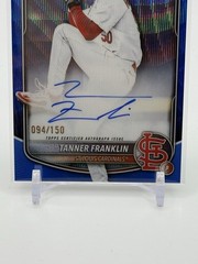 2025 Bowman Draft Chrome Tanner Franklin 1st Blue Wave Auto 94/150 #CPA-TF