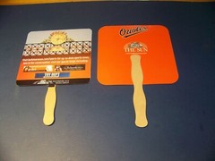 Vtg Baltimore Orioles O&rsquo;s #1 Fan & This Is Birdland The Sun (Pair of 2)