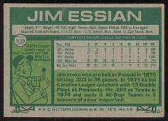 1977 Topps Jim Essian RC Chicago White Sox #529