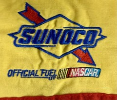 Sunoco Official Fuel of NASCA RShort Sleeve Button Shirt Size Medium