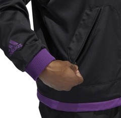 Adidas Dame 8 Inn Jacket / Damian Lillard Black & Purple Men L NWT Retail $150