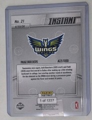 2026 Panini Instant WNBA #21 Paige Bueckers Azzi Fudd Dallas Wings