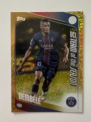 2025-26 Topps Uefa – UCL Team of the Season Ousmane Dembele #3 Gold /50