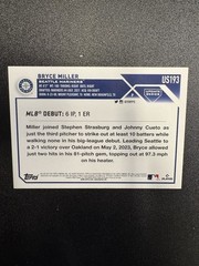 2023 Topps Update Series – Rookie Debut Bryce Miller #US193 (RC)
