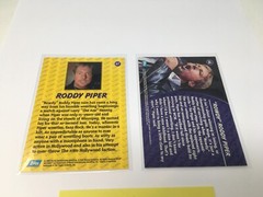 Rowdy Roddy Piper 1998 Topps WCW/NWO Icons #16 & #67 Insert/Subset J2