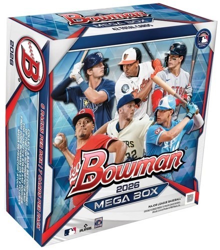 2026 Bowman Baseball Sealed Mega Box (Look for Mojo Parallels!)