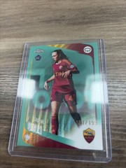 2026 Topps Chrome UEFA Women’s, Giulia Galli #40 Aqua Refractor /199