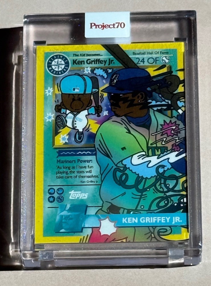 2021 Topps Project 70 Ken Griffey Jr. #702 Ermsy Pokémon Style Art Card SP