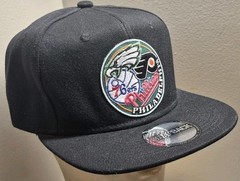 Philadelphia SPORTS FANS Flat bill Snapback Hat Black Phillies Eagles Hat/Cap