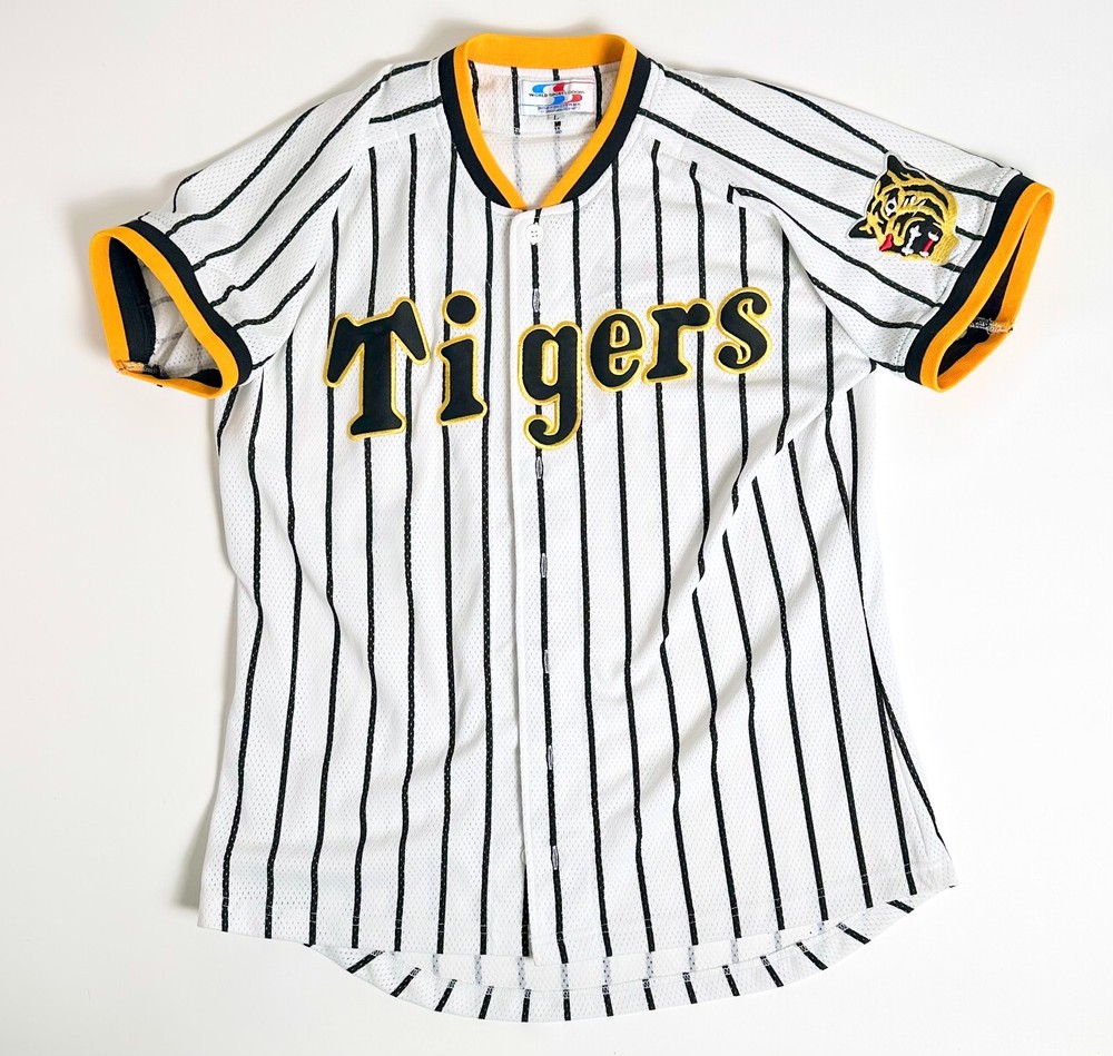 Hanshin Tigers Jersey NPB Japan Baseball Pro Spiritone Sharp Sangyo Size L
